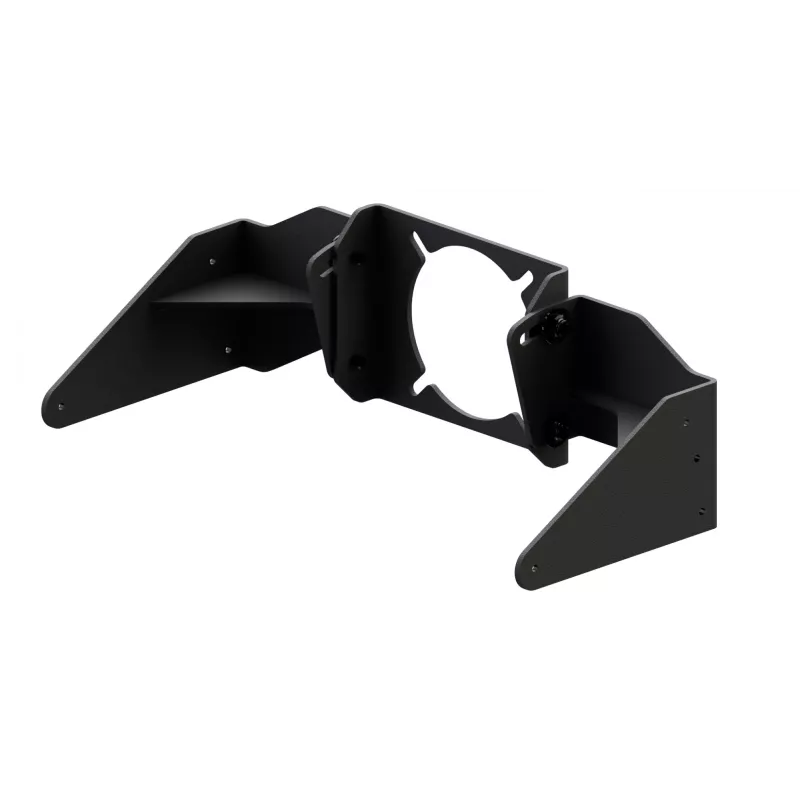 Piastra di montaggio per base volante da corsa Res-Tech GT DD SUPPORT SIMUCUBE, nero, 2 kg, compatibile con cockpit GT
