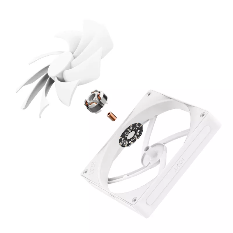 Dissipatore CPU NZXT F140Q 140mm Quiet Airflow Pwm bianco