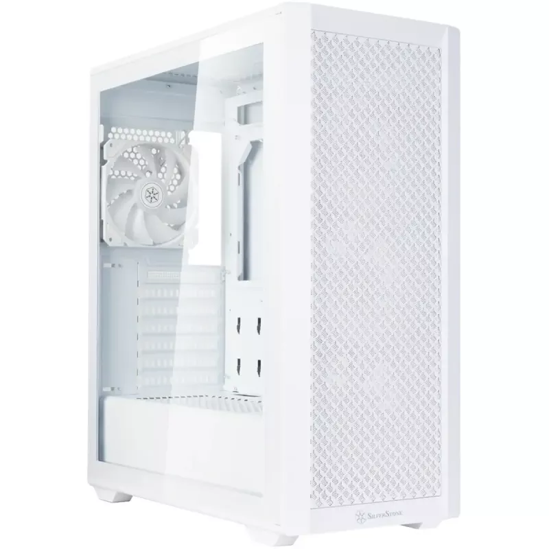Case PC tower SILVERSTONE FARA 515FXR (bianco) — case mid-tower, compatibile ATX/micro-ATX