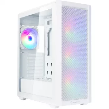 Case PC tower SILVERSTONE FARA 515FXR (bianco) — case mid-tower, compatibile ATX/micro-ATX