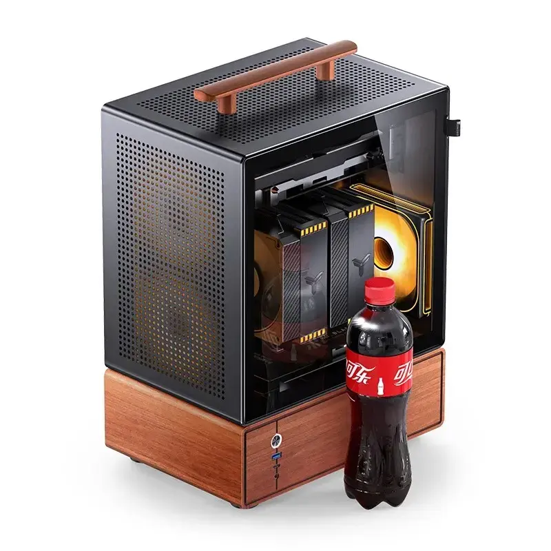 Case PC Jonsbo T7 midi-tower mATX vetro temperato nero
