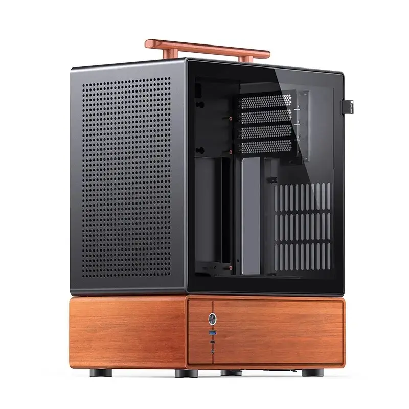Case PC Jonsbo T7 midi-tower mATX vetro temperato nero