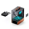Case PC Jonsbo T7 midi-tower mATX vetro temperato nero