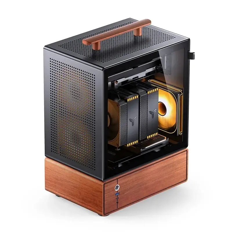 Case PC Jonsbo T7 midi-tower mATX vetro temperato nero
