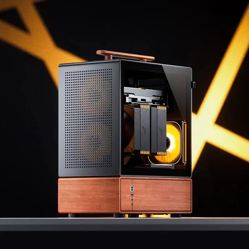 Case PC Jonsbo T7 midi-tower mATX vetro temperato nero