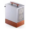 Case PC Jonsbo T7 midi tower mATX vetro temperato argento