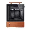 Case PC Jonsbo T7 midi tower mATX vetro temperato argento