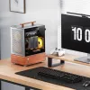 Case PC Jonsbo T7 midi tower mATX vetro temperato argento