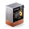Case PC Jonsbo T7 midi tower mATX vetro temperato argento