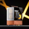 Case PC Jonsbo T7 midi tower mATX vetro temperato argento