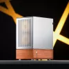 Case PC Jonsbo T7 midi tower mATX vetro temperato argento