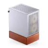 Case PC Jonsbo T7 midi tower mATX vetro temperato argento