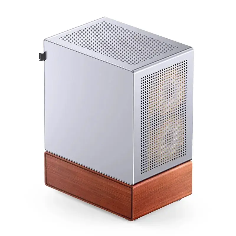 Case PC Jonsbo T7 midi tower mATX vetro temperato argento