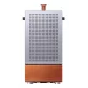 Case PC Jonsbo T7 midi tower mATX vetro temperato argento