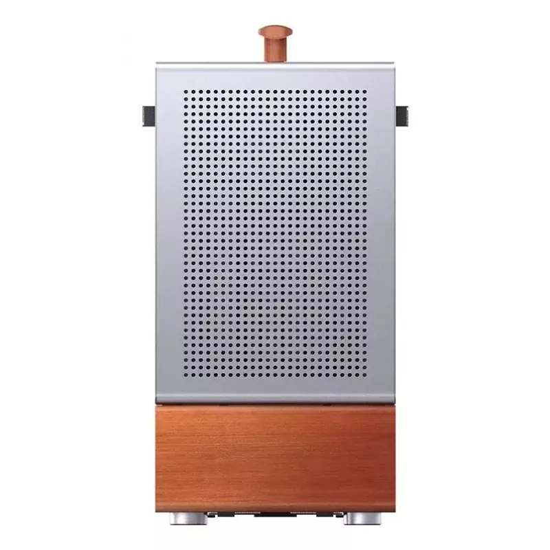 Case PC Jonsbo T7 midi tower mATX vetro temperato argento