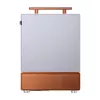 Case PC Jonsbo T7 midi tower mATX vetro temperato argento