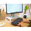 Supporto monitor / base da scrivania Trust 25351 trasparente, bianco