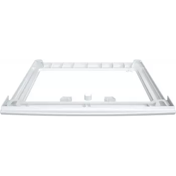 Kit di sovrapposizione per asciugatrice Bosch WTZ27410 per posizionare l'asciugatrice sulla lavatrice, plastica, larghezza 593 mm, profondità 556 mm