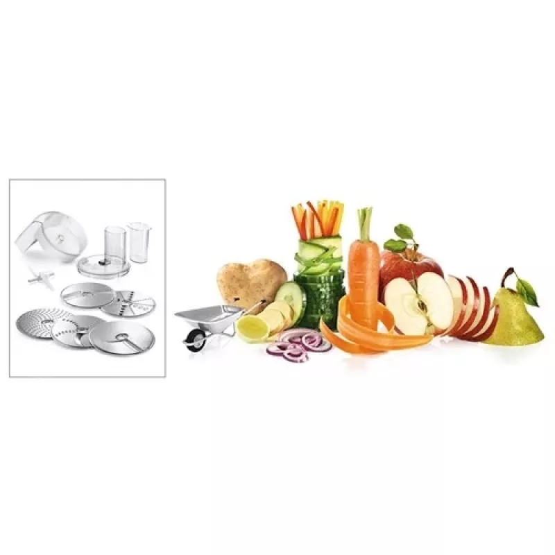 Accessorio per mixer Bosch MUZ 5VL1 corpo in acciaio inox per robot da cucina