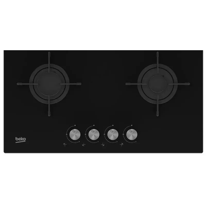 Piano cottura Beko HILG 64220 S nero da incasso gas 4 zone