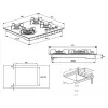 Piano cottura Beko HILG 64220 S nero da incasso gas 4 zone