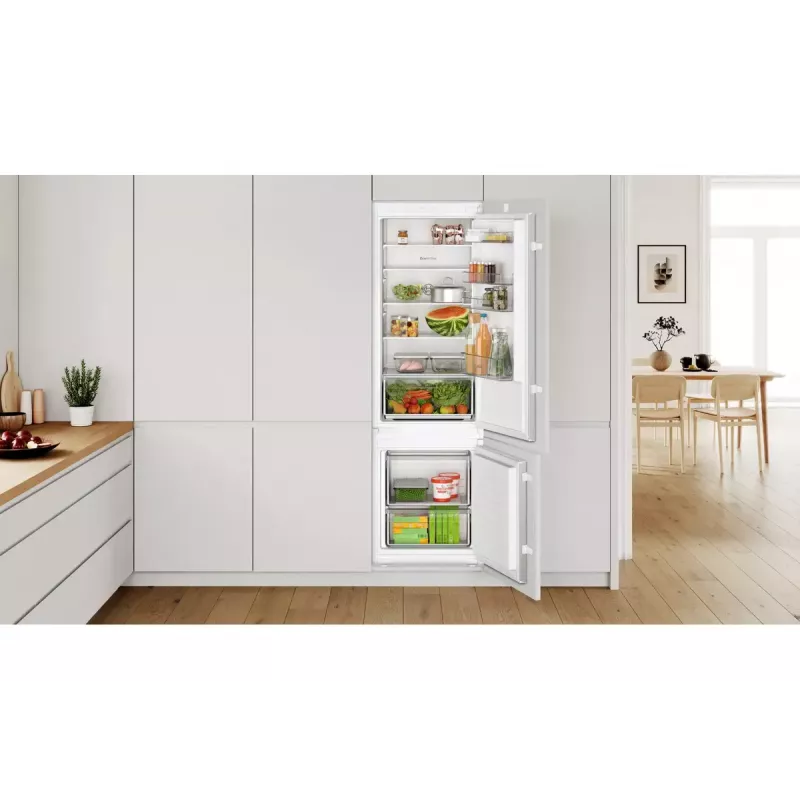 Frigorifero combinato Bosch Serie 2 KIV87NSE0 da incasso 270 L bianco