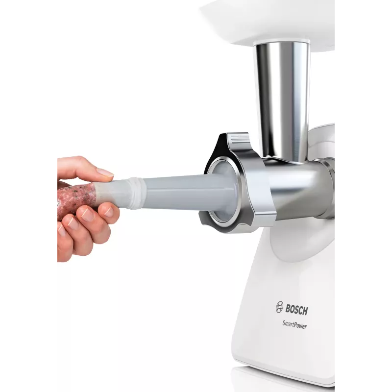 Tritacarne Bosch MFW2520W 1500 W acciaio inox, bianco