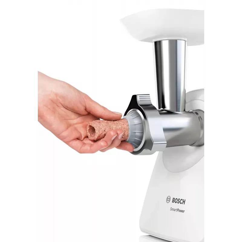 Tritacarne Bosch MFW2520W 1500 W acciaio inox, bianco
