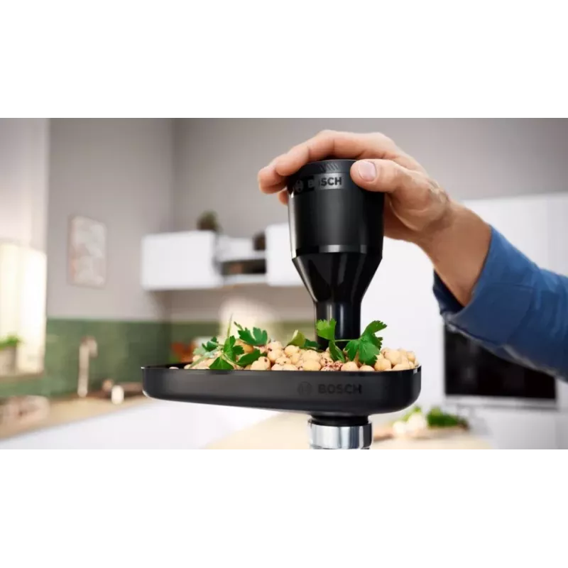Tritacarne Bosch Serie 4 MFWS440B 1900 W, nero, argento