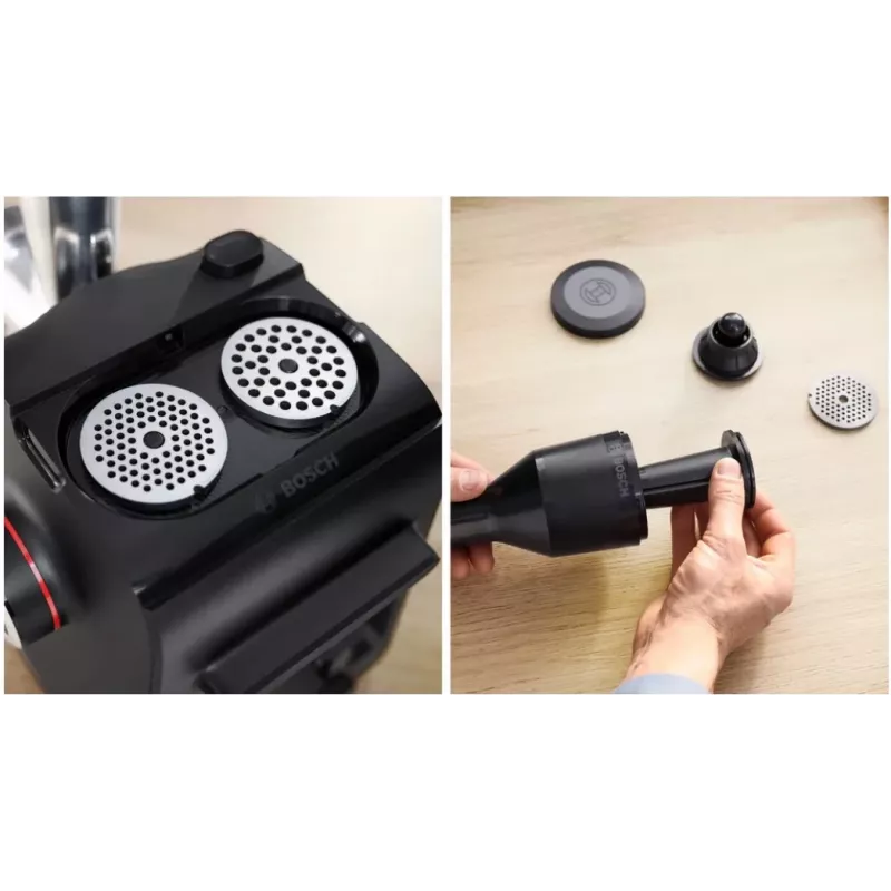 Tritacarne Bosch Serie 4 MFWS440B 1900 W, nero, argento