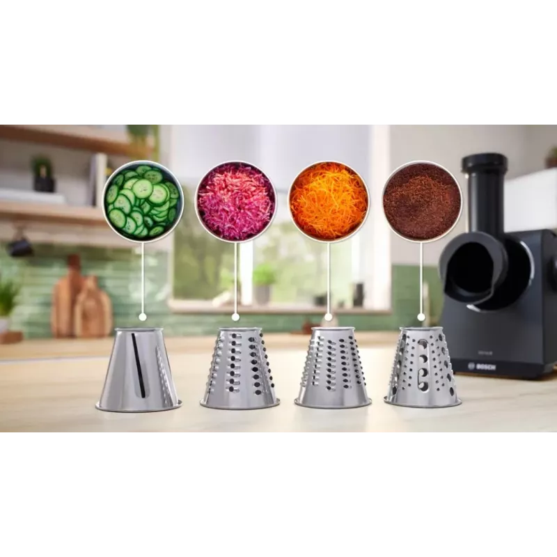 Tritacarne Bosch Serie 4 MFWS440B 1900 W, nero, argento