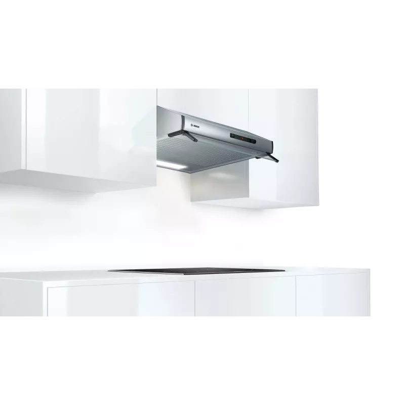 Cappa aspirante Bosch Serie 2 DUL62FA51, montaggio a parete, acciaio inox, 250 m³/h