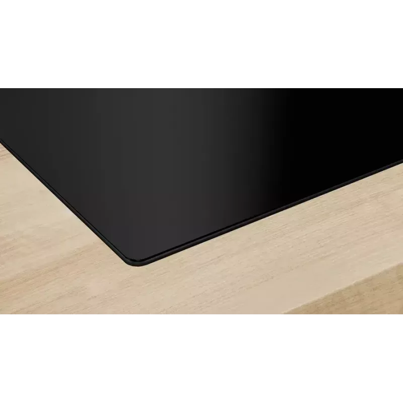 Piano cottura a induzione Bosch Serie 4 PVS811B16E, 80 cm, 4 zone con controllo touch, senza cornice, nero