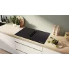 Piano cottura a induzione Bosch Serie 4 PVS811B16E, 80 cm, 4 zone con controllo touch, senza cornice, nero