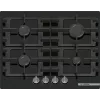Piano cottura Bosch Serie 4 PNP6B6K40 nero da incasso 60 cm a gas 4 zone