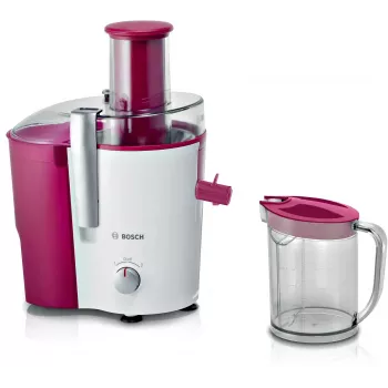 Estrattore di succo centrifugo Bosch MES25C0 700 W rosso ciliegia (frutta), trasparente, bianco
