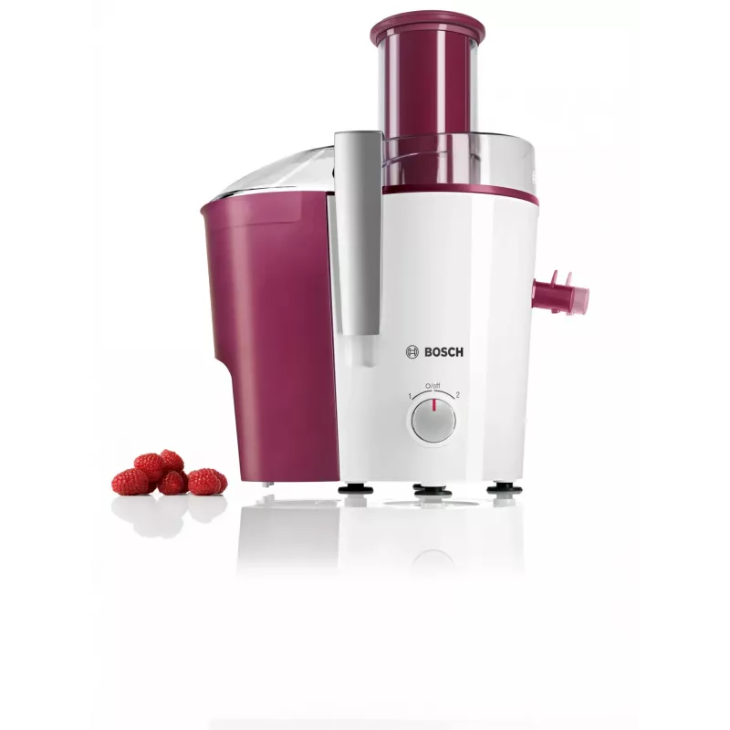 Estrattore di succo centrifugo Bosch MES25C0 700 W rosso ciliegia (frutta), trasparente, bianco