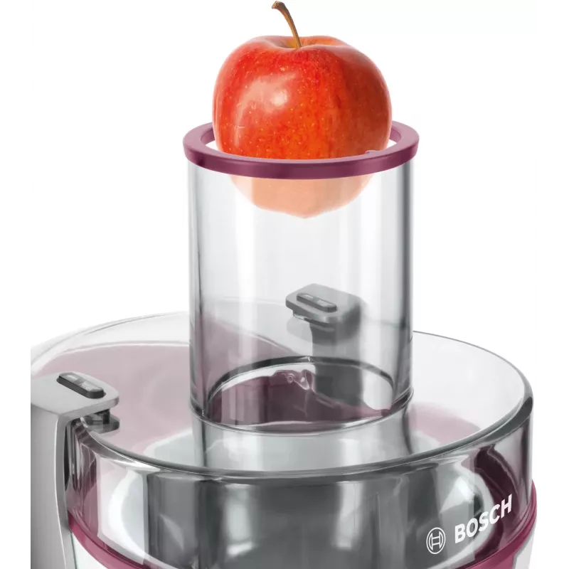 Estrattore di succo centrifugo Bosch MES25C0 700 W rosso ciliegia (frutta), trasparente, bianco