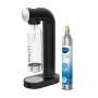 Gasatore BRITA sodaONE nero argento — gassatore, capacità 60 L, senza BPA, 450×129×240 mm