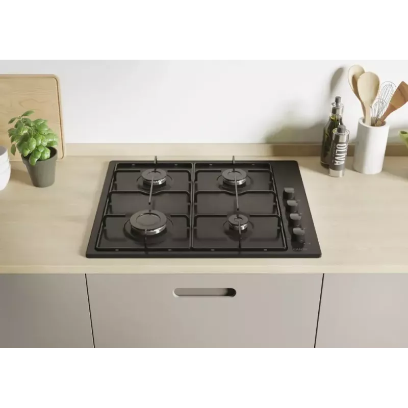 Piano cottura a gas da incasso Candy Idea CHW6LBB nero 60 cm 4 zone