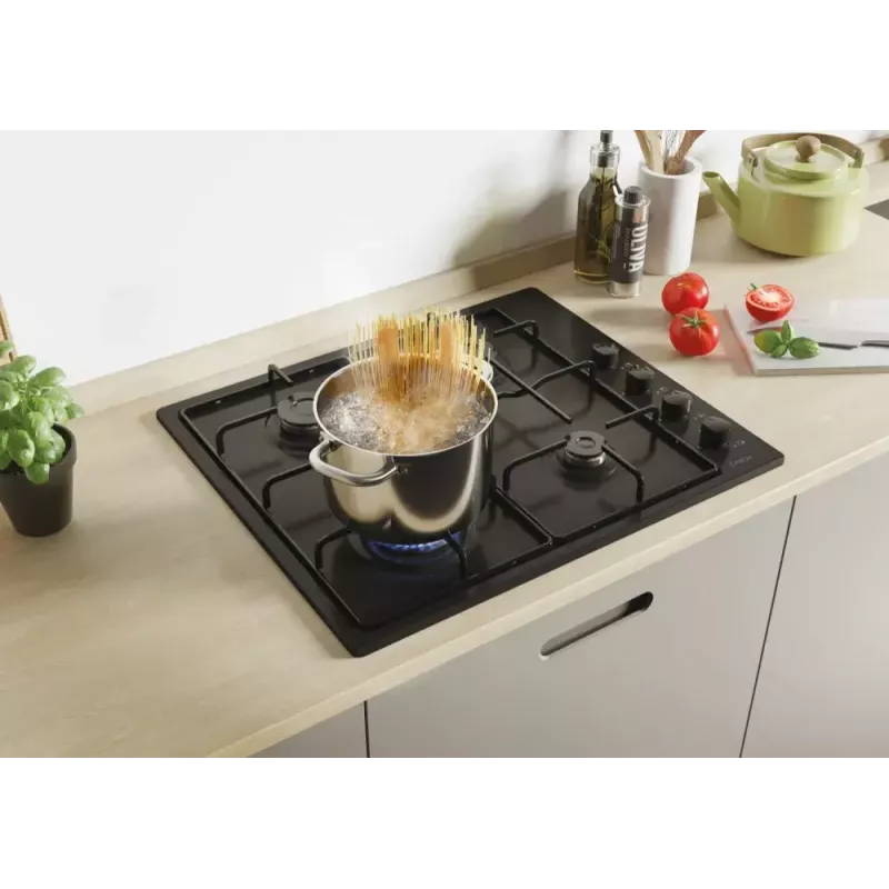 Piano cottura a gas da incasso Candy Idea CHW6LBB nero 60 cm 4 zone