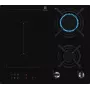 Electrolux KDI641723K piano cottura nero da incasso 60 cm combinato 4 zone, manopole, touch
