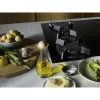 Electrolux KDI641723K piano cottura nero da incasso 60 cm combinato 4 zone, manopole, touch