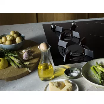 Electrolux KDI641723K piano cottura nero da incasso 60 cm combinato 4 zone, manopole, touch