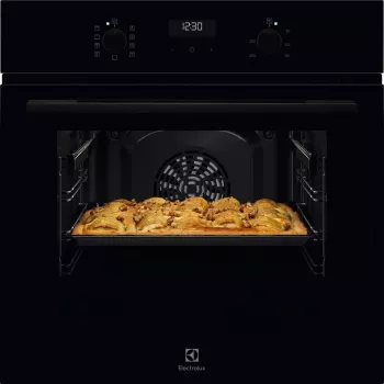 Forno elettrico da incasso Electrolux Serie 600 EOD5H70BZ, 65 L, 2750 W, nero, manopole, display LED