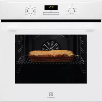 Forno elettrico da incasso Electrolux EOF3H40BW, 65 L, aria calda, grill, AquaClean, bianco