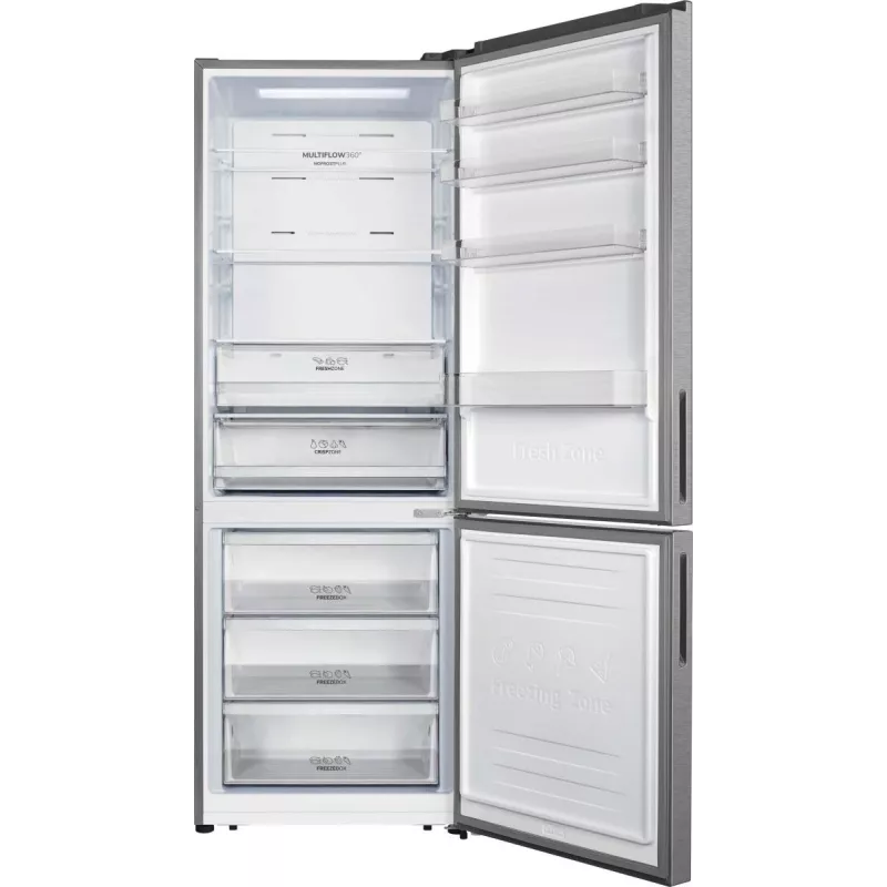 Gorenje NRK720EAXL4 frigorifero combinato, freestanding, 495 l, grigio