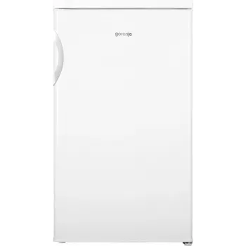 Frigorifero freestanding Gorenje R492PW — 133 L, bianco, apertura porta reversibile, illuminazione LED, manopole