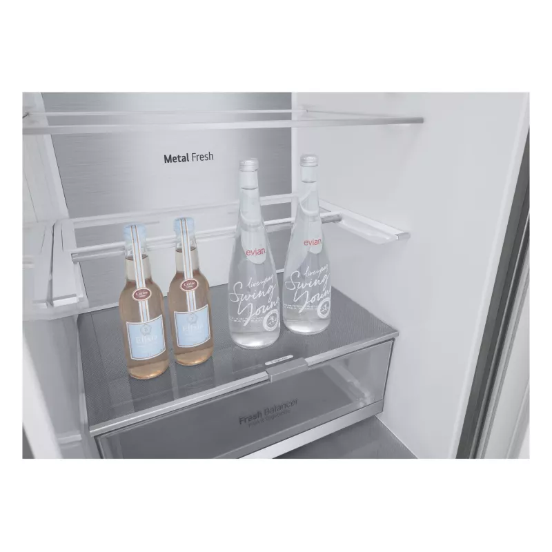 LG GBV7280DPY.APYQEUR frigorifero combinato libera installazione 387 l argento