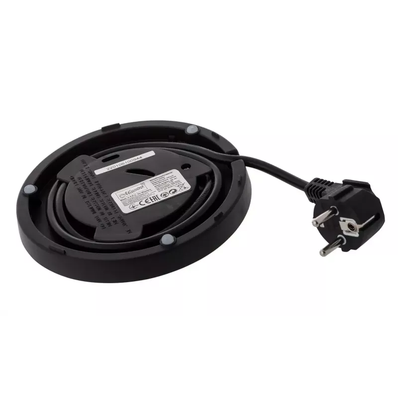 Maestro MR-061 bollitore elettrico, in vetro, 2200 W, nero